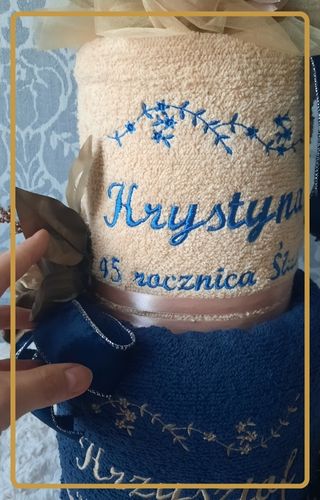 prezent na 45 rocznicę ślubu haftyok.pl